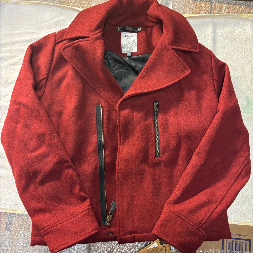 Spiewak and Sons X Karmaloop Men's Red Pea Coat